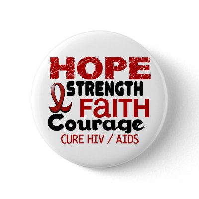 AIDS HIV HOPE 3 PIN by awarenessgifts