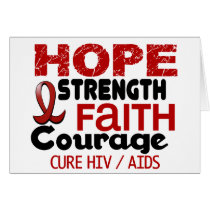 AIDS HIV HOPE 3 CARD