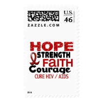 AIDS HIV HOPE 3 STAMPS