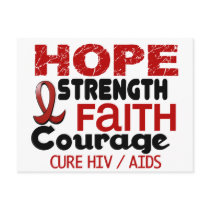AIDS HIV HOPE 3 POST CARDS