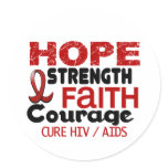 AIDS HIV HOPE 3 STICKER