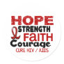 AIDS HIV HOPE 3 STICKER