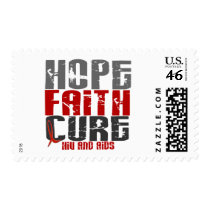 AIDS / HIV HOPE FAITH CURE POSTAGE STAMPS
