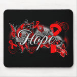 AIDS HIV Hope Garden Ribbon Mouse Pad