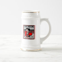 AIDS HIV I Fight Like A Girl Battle Coffee Mug