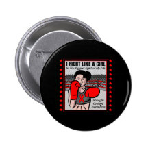 AIDS HIV I Fight Like A Girl Battle Pins