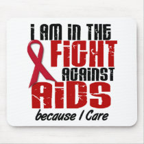 AIDS HIV In The Fight 1 I Care Mouse Mat