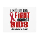 AIDS HIV In The Fight 1 I Care Post Card