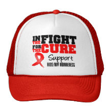 AIDS HIV In The Fight For The Cure Trucker Hats