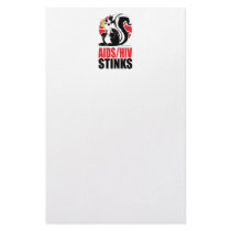 AIDS/HIV Stinks Stationery Paper