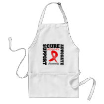 AIDS HIV Support Advocate Cure aprons by giftsforawareness AIDS HIV Support Advocate Cure aprons