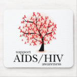AIDS/HIV Tree Mousepad