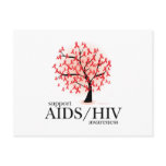 AIDS/HIV Tree Postcards