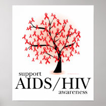 AIDS/HIV Tree Posters