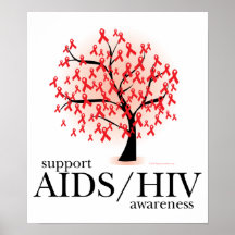 AIDS/HIV Tree Posters
