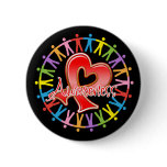 AIDS HIV Unite in Awareness Pinback Buttons