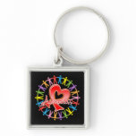 AIDS HIV Unite in Awareness Keychain