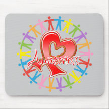 AIDS HIV Unite in Awareness Mousepad