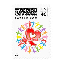 AIDS HIV Unite in Awareness Postage Stamps