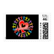 AIDS HIV Unite in Awareness Stamps