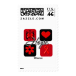 AIDS Hope Love Inspire Awareness Stamp
