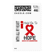 AIDS I Hold On To Hope Stamps