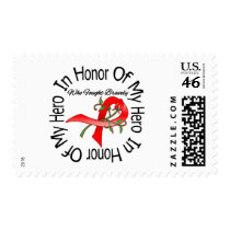 AIDS  In Honor Of My Hero Who Fought Bravely Postage Stamp