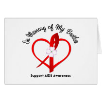 AIDS In Memory of My Brother Card