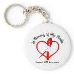 AIDS In Memory of My Brother Keychains