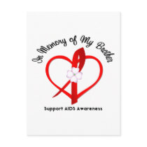 AIDS In Memory of My Brother Post Cards