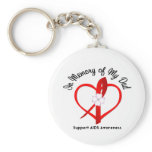 AIDS In Memory of My Dad Keychain
