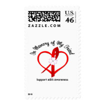 AIDS In Memory of My Friend Postage Stamps