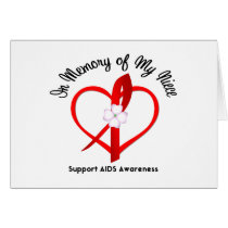 AIDS In Memory of My Niece Card