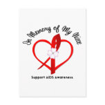 AIDS In Memory of My Niece Post Card