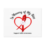 AIDS In Memory of My Niece Postcards