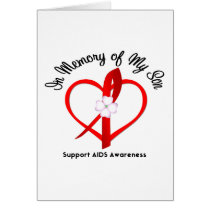 AIDS In Memory of My Son Card