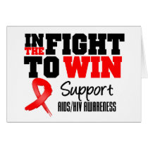 AIDS In The Fight To Win Greeting Cards