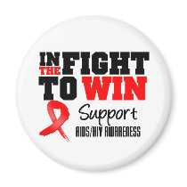 AIDS In The Fight To Win Fridge Magnets