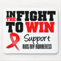 AIDS In The Fight To Win Mouse Mat