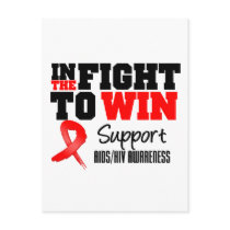 AIDS In The Fight To Win Postcards