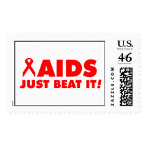 AIDS JUST BEAT IT postage by REALITEES AIDS JUST BEAT IT postage