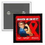 AIDS Mission We Can Do It buttons