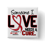 AIDS NEEDS A CURE 2 PIN