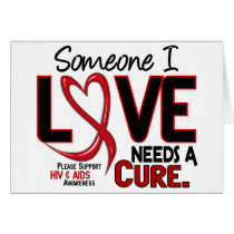 AIDS NEEDS A CURE 2 CARDS