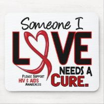 AIDS NEEDS A CURE 2 MOUSE PAD