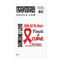 AIDS Needs A Cure 3 Postage Stamps
