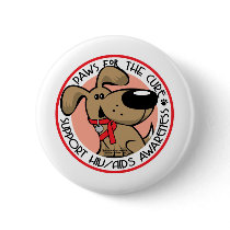 AIDS Paws for the Cure buttons