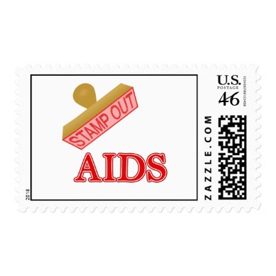 AIDS POSTAGE STAMPS by shopaholicchick