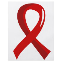 AIDS Red Ribbon 3 Full Color Flyer