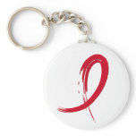 AIDS Red Ribbon A4 Key Chains